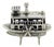 Vintage Italian Handmade Silver Paddlewheel Steam Boat Figurine, Tuscany, Arezzo, Italy, 1980s For Sale