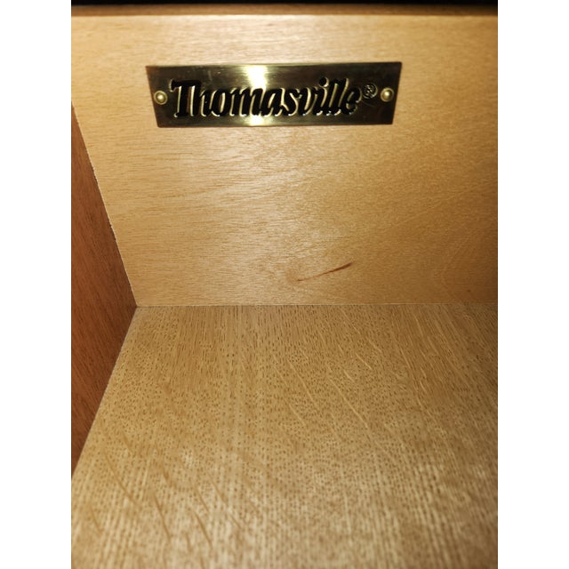 Brown Dresser Amoire Mahogony by Thomasville " Fredericksburg " Collection Vintage For Sale - Image 8 of 8