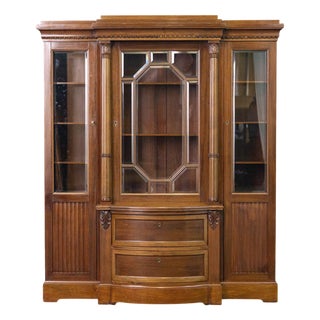 Early 20th Century Display Bookcase For Sale