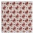 Sample - Schumacher Basile Trellis Fabric in Spice & Carbon For Sale