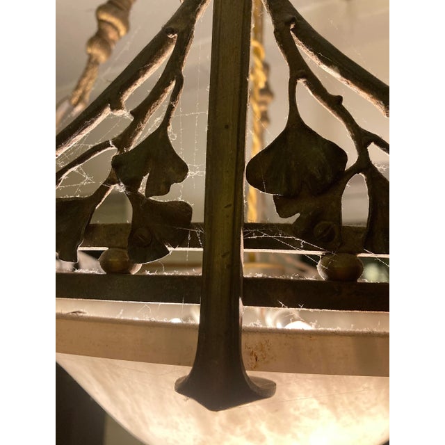 French Art Deco Ceiling Light, 1920s For Sale - Image 14 of 18