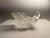 Natural Clear Crystal Quartz Hand Carved Duck Figurine Aprox. dimensions: 5"L x 2"W x 2.5"H Very good original condition!...