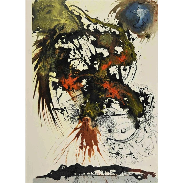 Salvador Dali, Proelium Magnum in Caelo, Lithograph, 1964 For Sale - Image 4 of 4