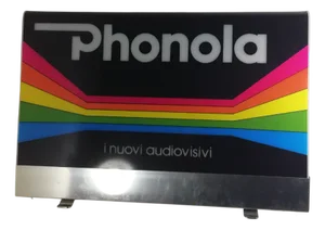 Phonola Neon Sign, Italy, 1970s, Set of 2
