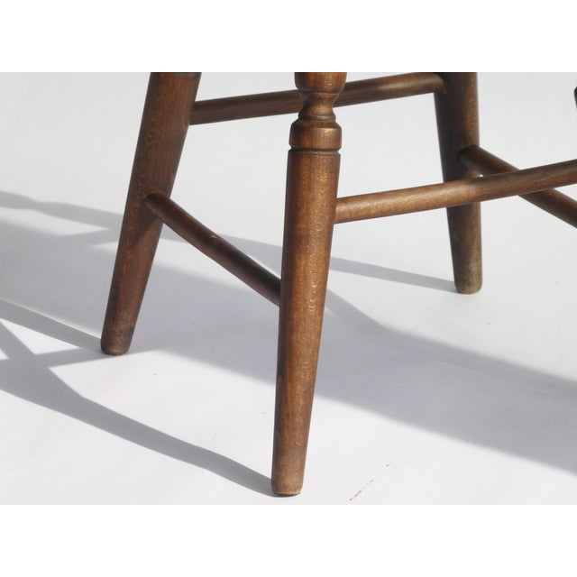 Antique English Round Wooden Stool For Sale - Image 10 of 12