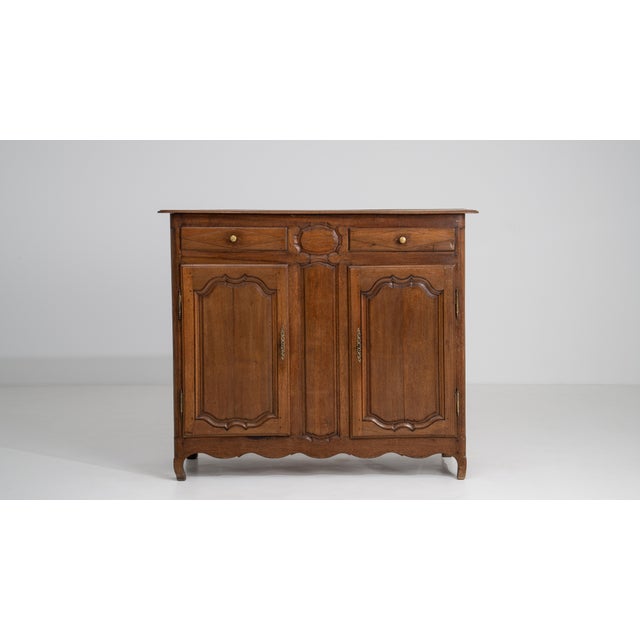 Early 19th Century Oak Louis XV Buffet For Sale In Greensboro - Image 6 of 12