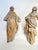 Attendant Figures of Mary and John, German, 17th century Carved wood Mary: 26.5 John: 24.8 cm Some damage; see photos...