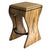 "Utopia" Bar Stool With Walnut and Steel Details, Hand Crafted For Sale - Image 4 of 6