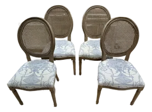 Set of Four French Styled Dining Chairs