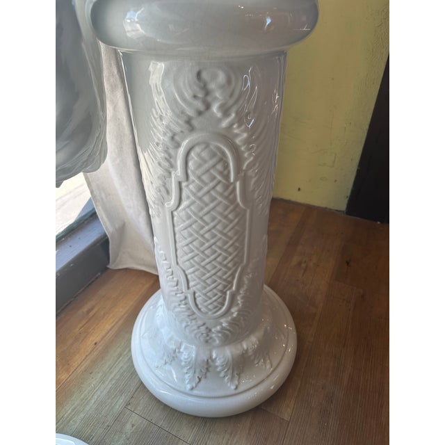 Large Blanc De Chine Style Oriental Figures For Sale - Image 14 of 14