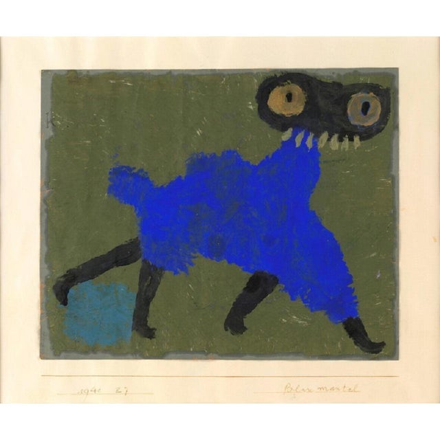 Paul Klee, Blue Coat, Archival Pigment Print, Framed For Sale - Image 3 of 3