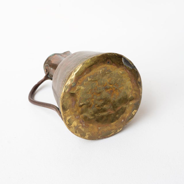 Antique Islamic Primitive Copper Water Jug Ewer, Ottoman Empire, 19th Century For Sale - Image 10 of 11