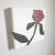 Mid-Century Modern Minimalist Handmade Leather Wall Art "Desert Rose" For Sale - Image 3 of 6
