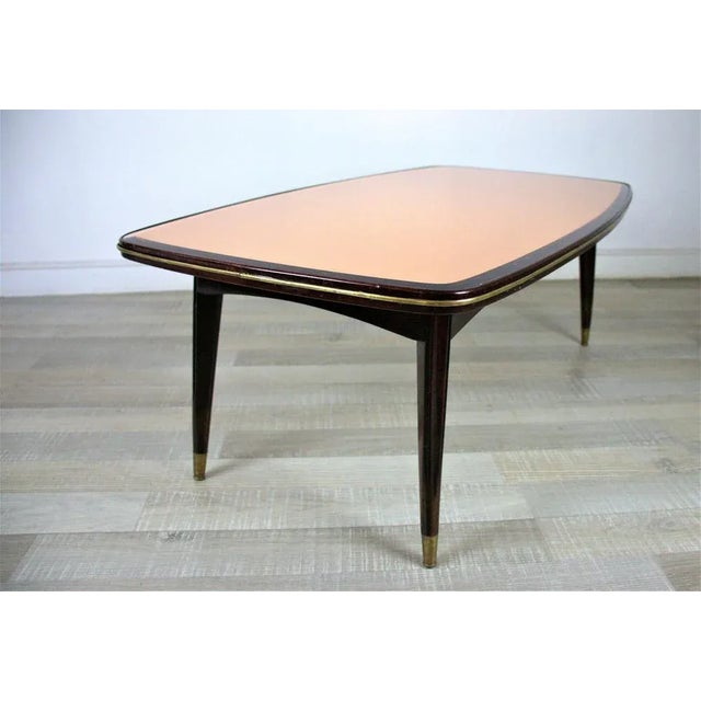 Italian Mirrored Coffee Table, 1960s For Sale - Image 3 of 5