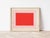 Not Yet Made - Made To Order Bright Red & Pink Modern Abstract Art Print, 30 X 38 Print in Wood Frame For Sale - Image 5 of 5
