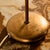 Beige Vintage Gold-Painted Table Lamp, 1970s For Sale - Image 8 of 13