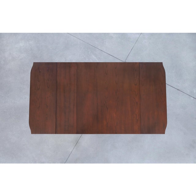 1950s Mid-Century Drop-Leaf Extension Dining Table by Extensole Corporation For Sale - Image 14 of 15