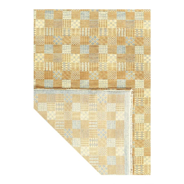 Very Fine Hand Knotted Modern Rug Lambs wool pile on cotton foundation ,