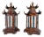 Brighton Pagoda Chinoiserie Metal Lanterns - A Pair For Sale