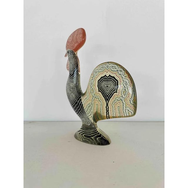 Mid-Century Modern Abraham Palatnik, Modernist Rooster Sculpture, 1974, Multicolored Acrylic Resin For Sale - Image 3 of 18