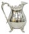 Vintage Bristol by Poole Silver Plated Bulbous Footed Ice Lip Water Pitcher For Sale