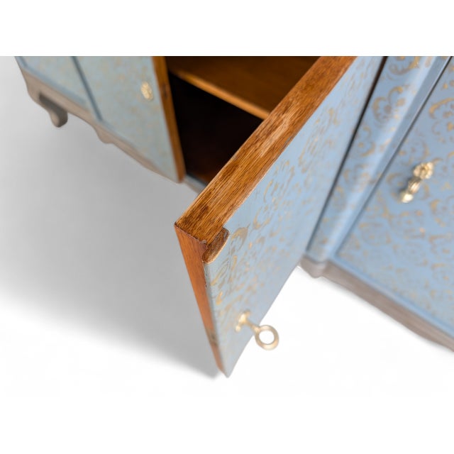 Antique Italian Oak Sideboard For Sale - Image 4 of 14