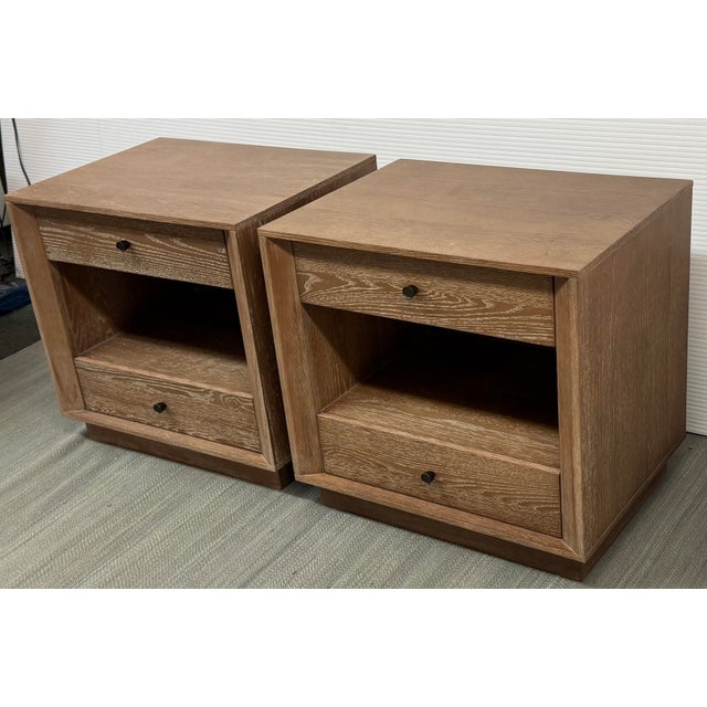 West Elm Matias Nightstands, Pair For Sale In San Francisco - Image 6 of 12