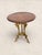 A beautiful antique French guéridon side table dating to circa 1900, featuring an ornate gilt cast iron tripod base and a...