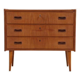 Mid-Century Teak Chest of Drawers, 1960s For Sale