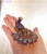 Ruby Red Bochic "Peacock" Vintage Diamond, Sapphire, Ruby & Gem Ring Set 18K Gold & Silver For Sale - Image 8 of 18