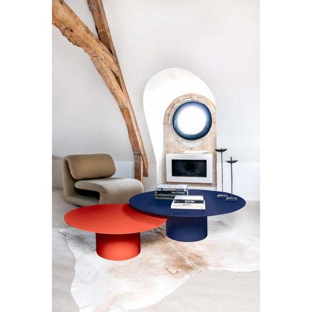 Gipsy 110 Low Basse Metal Table by Laurence Du Tilly For Sale - Image 10 of 18