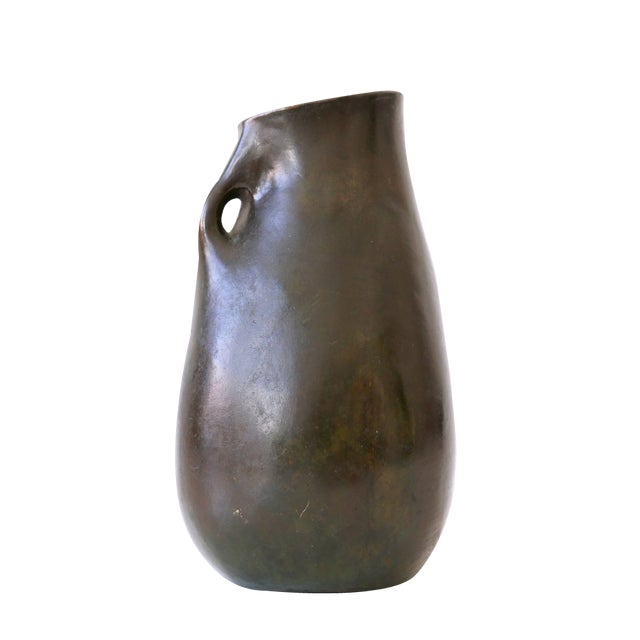 Mid-Century Modern Bronze Vase, Germany, 1960s For Sale