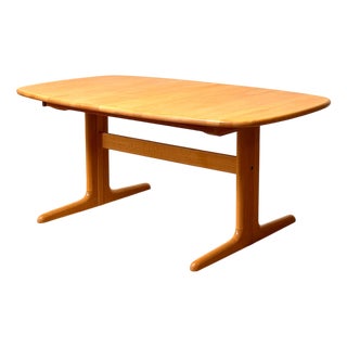 Oval Dining Table in Beech from Skovby Møblefabrik For Sale