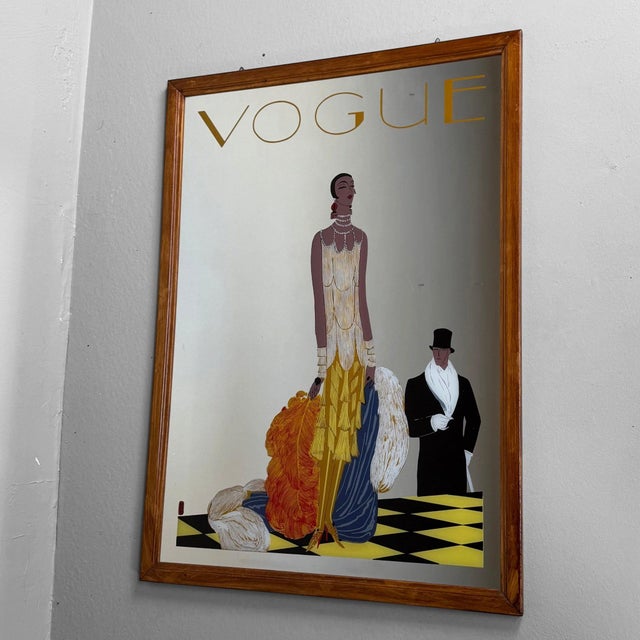 Vintage Vogue Mirror by Benito, Italy, 1970s For Sale - Image 6 of 11