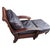 Vintage Classic Comfort & Robust, Rustic Design of Vintage Cibola Full Grain Italian Leather Armchair & Ottoman For Sale - Image 10 of 12