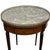This antique French bouillotte table from the 1910s is a fine example of neoclassical design. Crafted in mahogany, it...
