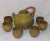 Brown Vintage McMillin Chartreuse Studio Pottery Tea Set Hand Made Hand Thrown Pottery- 8 Pieces For Sale - Image 8 of 13