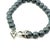 1990s David Yurman Hematite Prayer Beads Bracelet 8" 8 mm Sterling Silver Estate For Sale - Image 4 of 6
