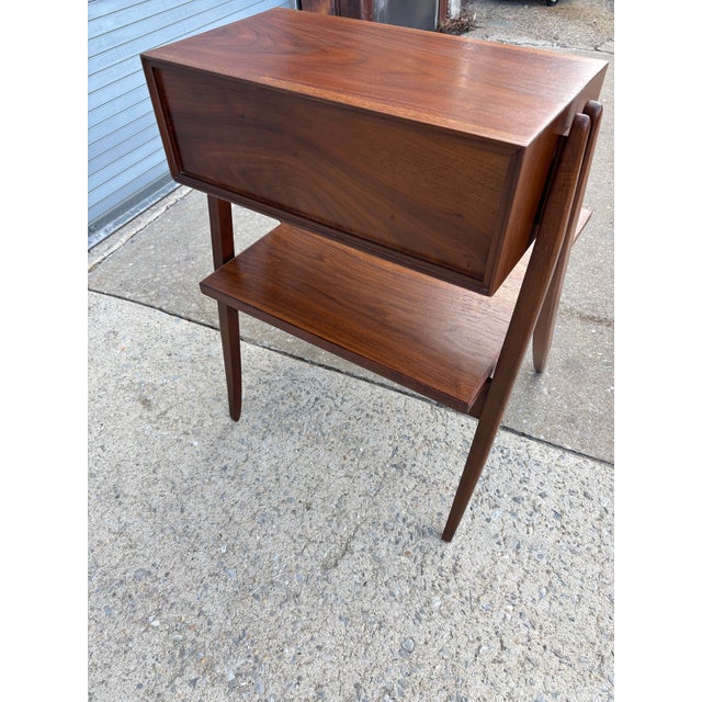 Wood 1960s Kipp Stewart for Drexel Declaration Endtable/ Nightstand For Sale - Image 7 of 12