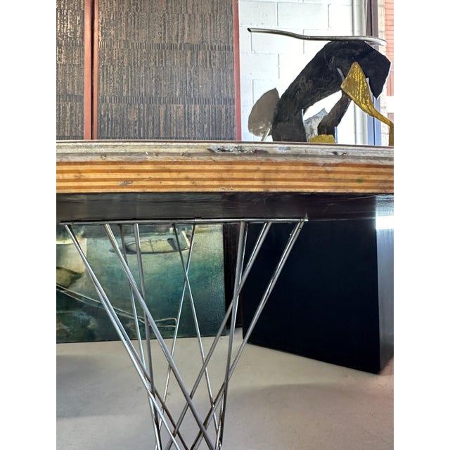 Mid-Century Modern 1960’s Isamu Noguchi for Knoll Cyclone Table 48 inch For Sale - Image 3 of 18