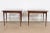 Paul McCobb Connoisseur Collection Mahogany and Brass Wedge Nightstands or Side Tables, Newly Refinished For Sale - Image 10 of 12