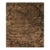 2x10 Brown Hand-Knotted Wool Cracked Earth Texture Geometric Modern Carpet Rug For Sale
