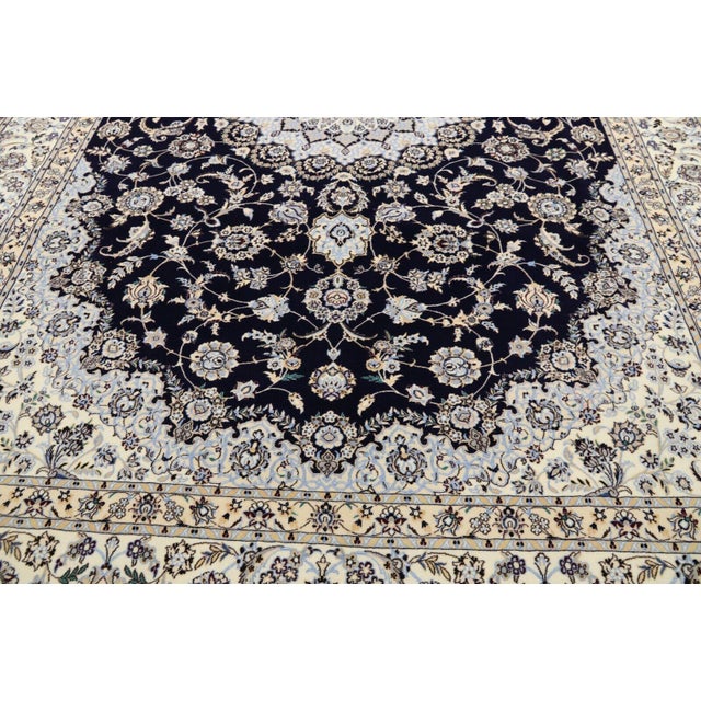 Middle Eastern Rug with Wool and Silk For Sale - Image 6 of 11