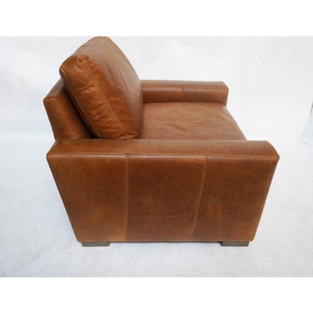 2020s Maxwell Leather Chair by Restoration Hardware For Sale - Image 5 of 17
