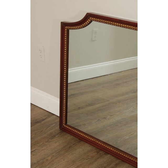 Regency Style Vintage Mahogany And Partial Gilt Over-Mantle or Wall Mirror For Sale - Image 4 of 12