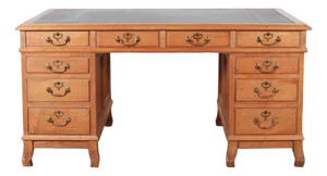 English Desk in Pale Oak