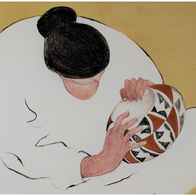 Realism Rudolph Carl Gorman, Benita, 1981 For Sale - Image 3 of 6