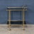 Vintage Brass and Smoked Glass Drinks Trolley in the style of Luigi Brusotti, 1970 For Sale - Image 4 of 18