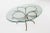 Metal Baker Style Clover Iron and Glass Coffee Table For Sale - Image 7 of 8
