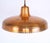 Copper Vintage Copper and Glass Pendant Lamp by Jørn Utzon, 1940s For Sale - Image 8 of 13